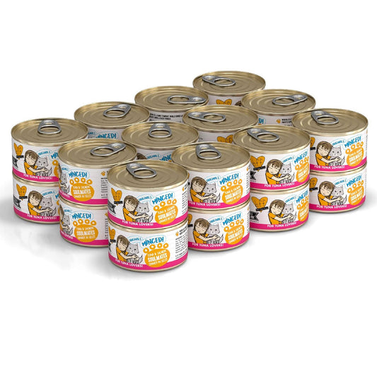 BFF Tuna & Salmon Soulmates Dinner in Gelee Canned Cat Food, 3-oz, 24pk