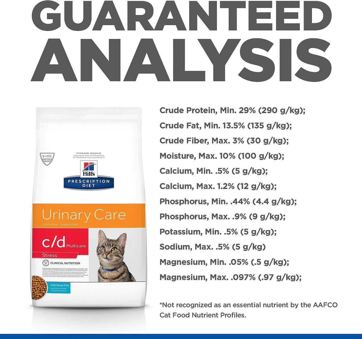 Hill's Prescription Diet c/d Multicare Stress Urinary Care with Ocean Fish Dry Cat food