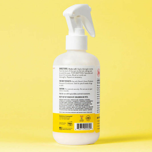 Skout's Honor Probiotic Daily Use Pet Detangler - Honeysuckle (8 oz)