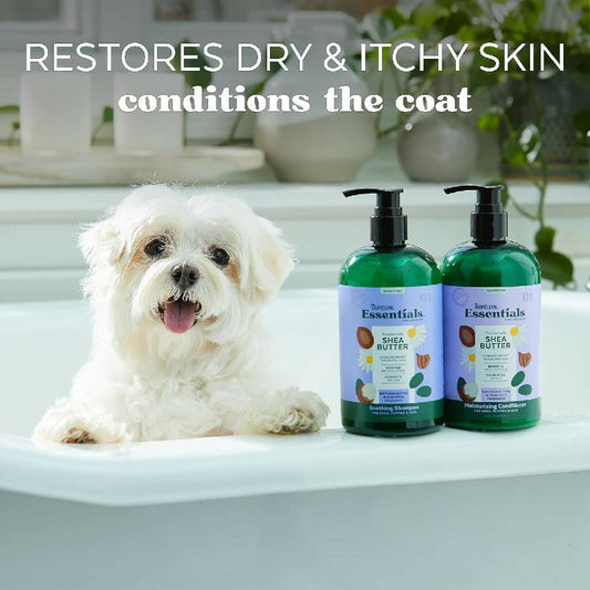 TropiClean Essentials Shea Butter Conditioner for Dogs (16 oz)