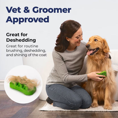 Furbliss Two-Sided Multi-Functional Brush for Pets with Long Hair