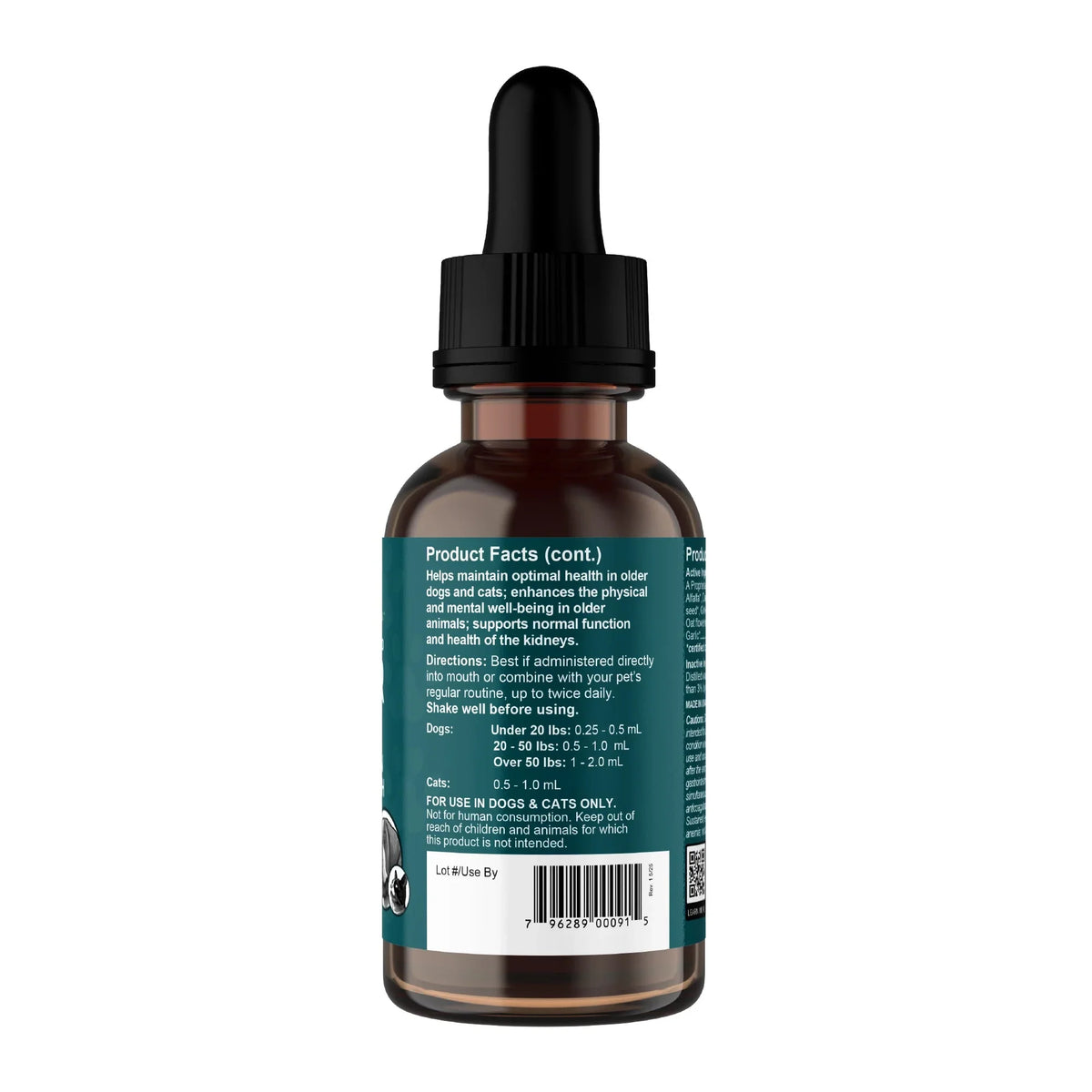 Animal Essentials Senior Support Herbal Tonic to Maintain Optimal Health for Dogs & Cats - Pet Vitamins & Supplements 3