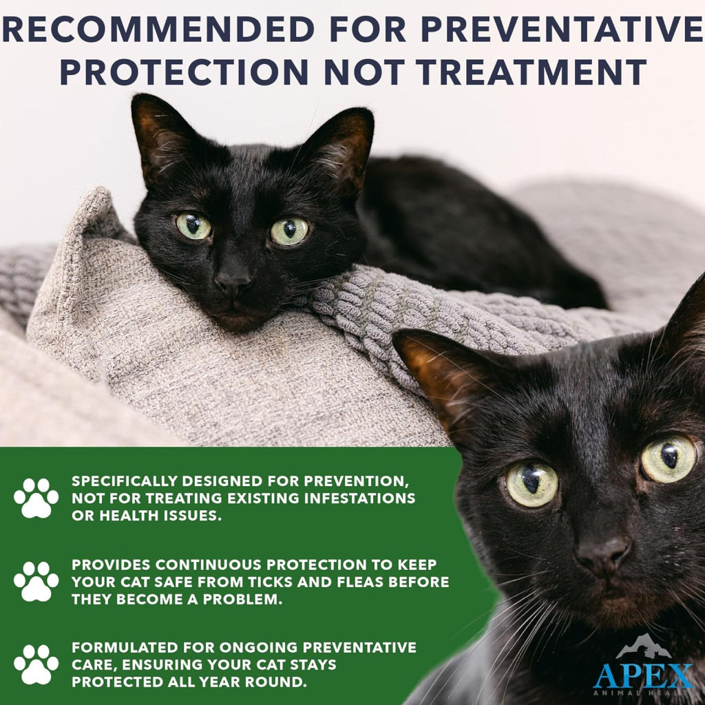 Apex Plus Topical Flea & Tick Prevention for Cats over 1.5 lbs (3 doses)