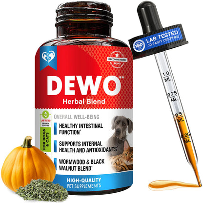 Beloved Pets Dewo Herbal Cleanse Broad Spectrum Intestinal Defense For Dogs & Cats (2 oz)