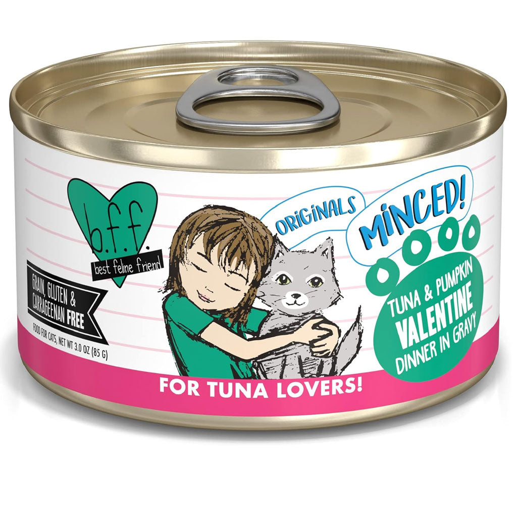 BFF Tuna & Pumpkin Valentine Dinner in Gravy Minced Grain-Free Wet Cat Food