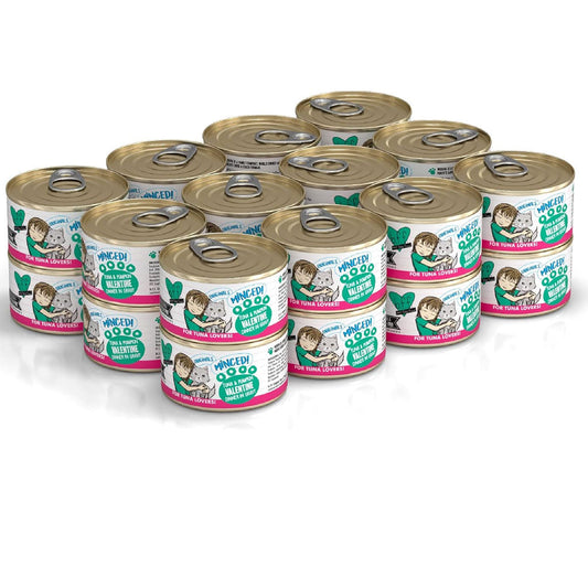 BFF Tuna & Pumpkin Valentine Dinner in Gravy Minced Grain-Free Wet Cat Food, 3-oz, 24pk