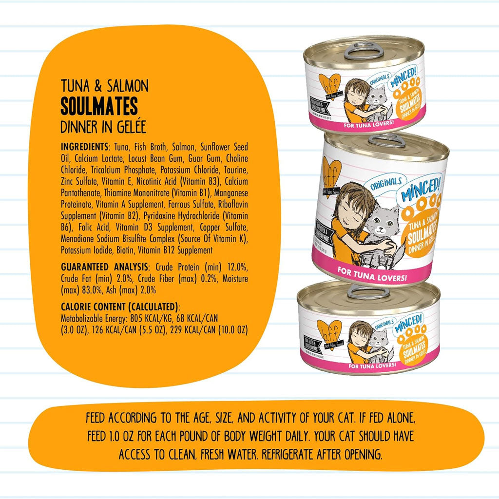 BFF Tuna & Salmon Soulmates Dinner in Gelee Canned Cat Food