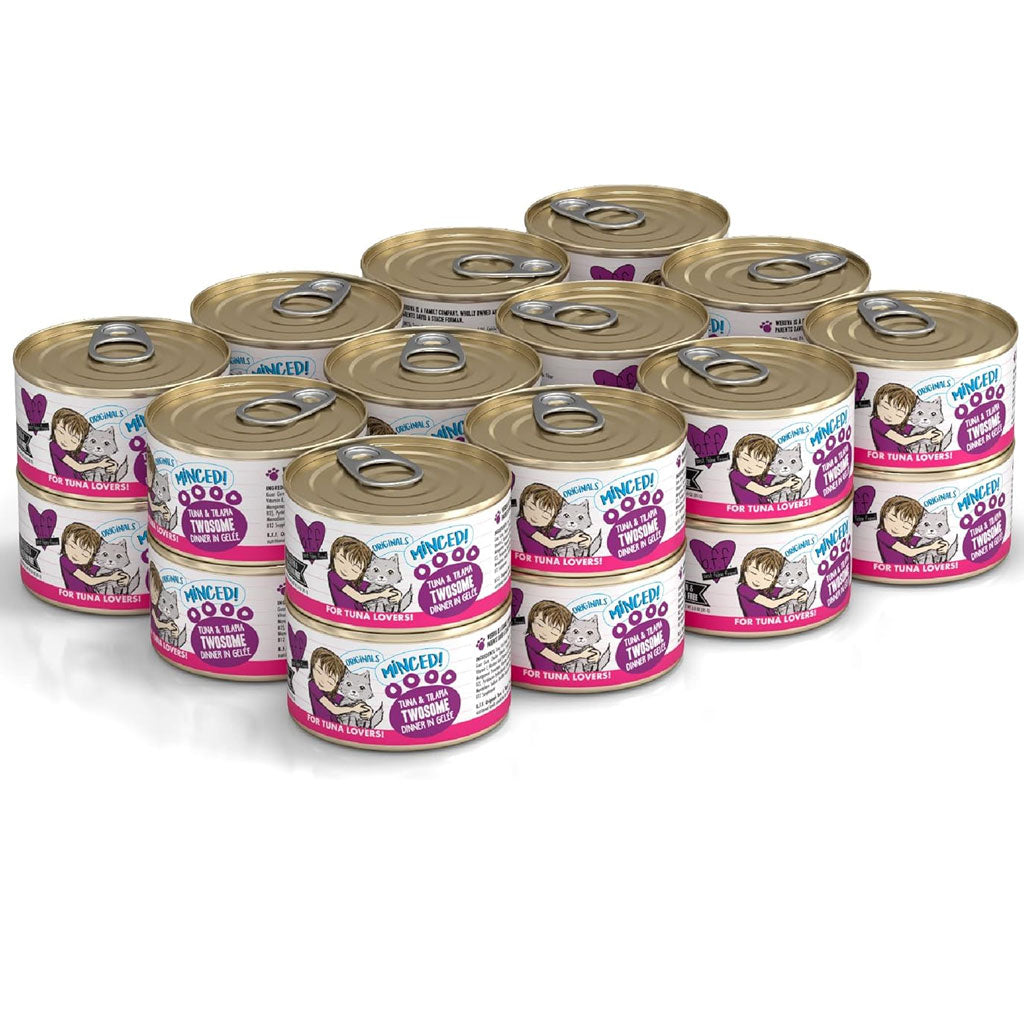 BFF Tuna & Tilapia Twosome Dinner in Gelee Canned Cat Food, 2-oz, 24pack