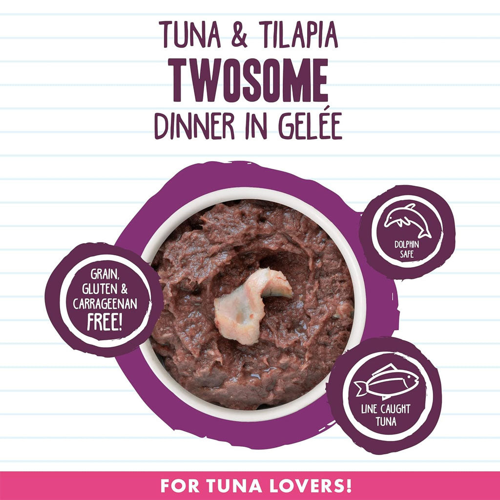 BFF Tuna & Tilapia Twosome Dinner in Gelee Canned Cat Food