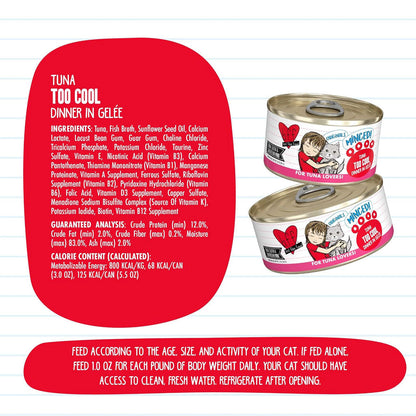 BFF Tuna Too Cool Dinner in Gelee Canned Cat Food