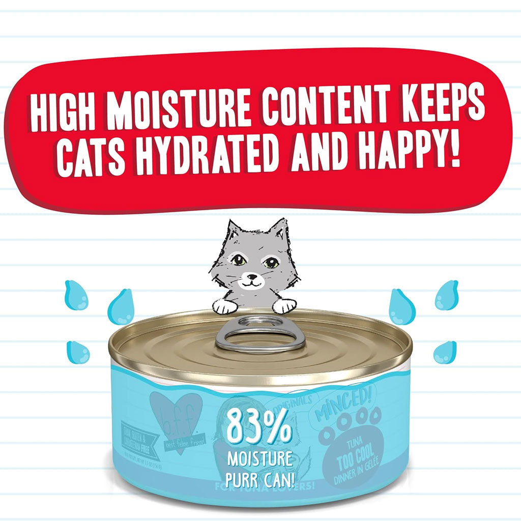 BFF Tuna Too Cool Dinner in Gelee Canned Cat Food