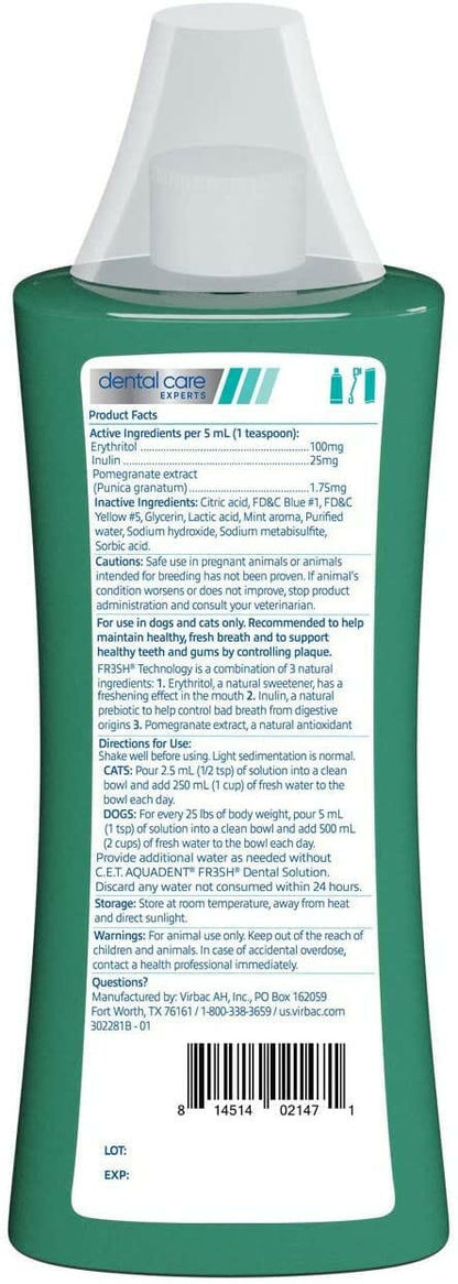 C.E.T. Aquadent Fr3sh Dental Solution