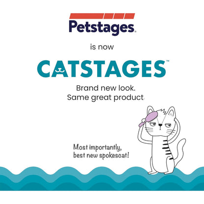 Catstages Banana Cat Dental Chew Toy with Catnip