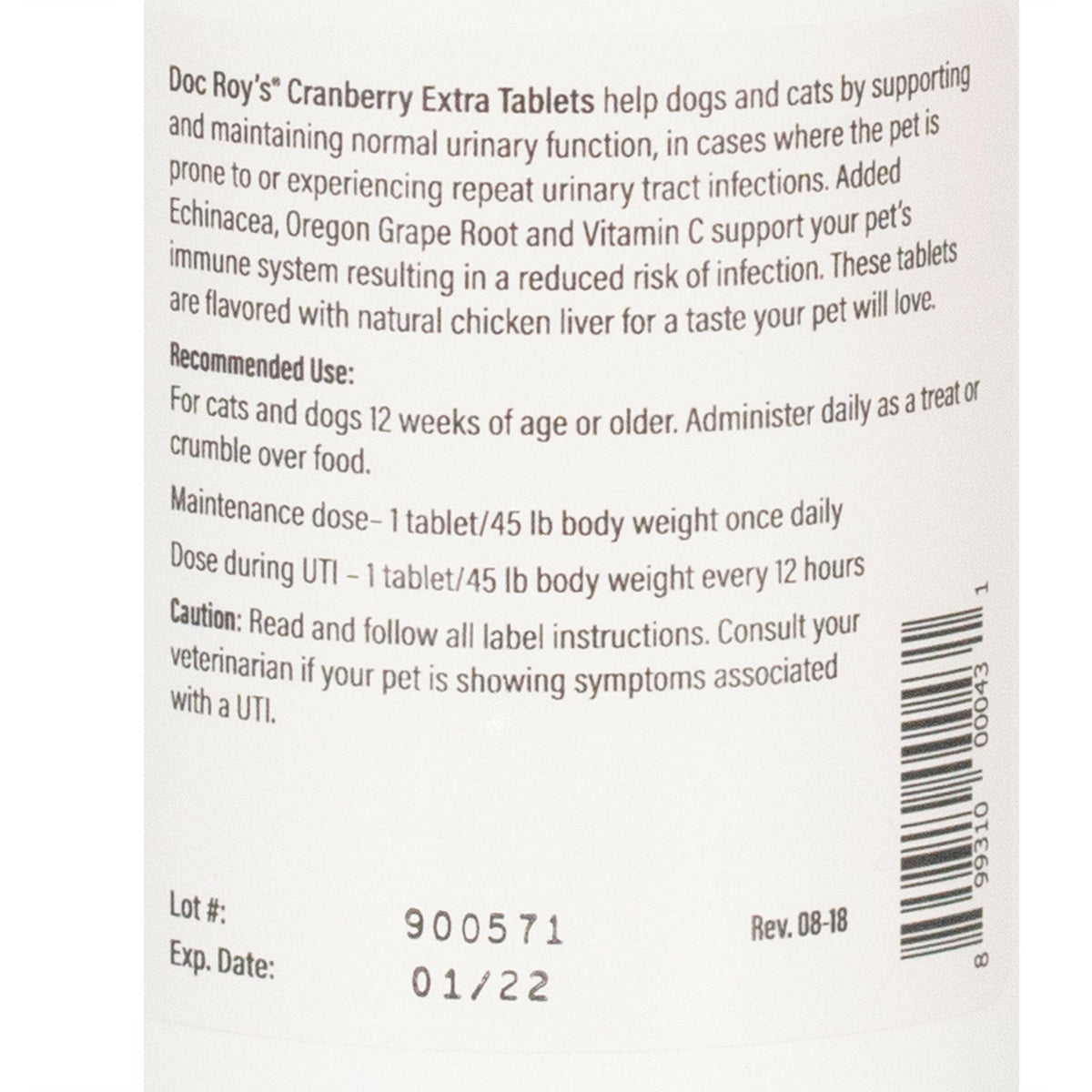 White bottle with instructions on back
