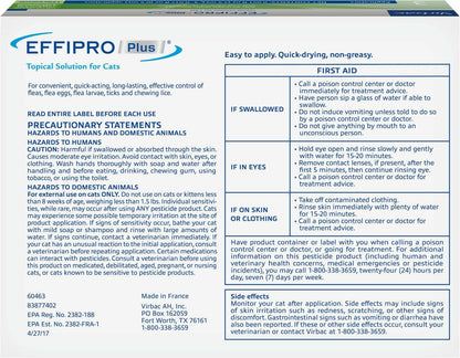 Effipro Plus for Cats over 1.5 lbs (3 doses)