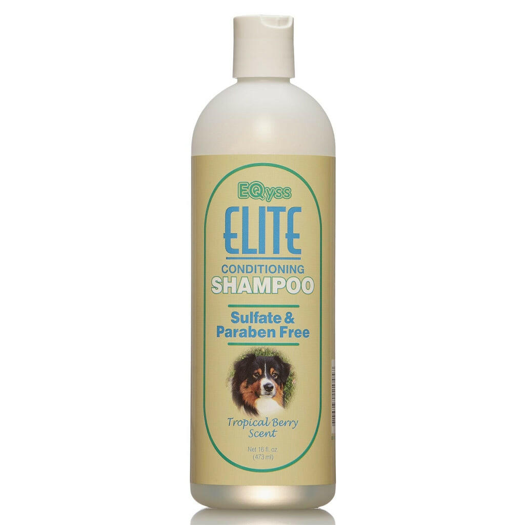 EQyss Grooming Products Elite Conditioning Shampoo Tropical Berry Scent For Pets (16 oz)
