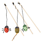 Ethical Love the Earth Insect Teaser Wand Toy For Cat
