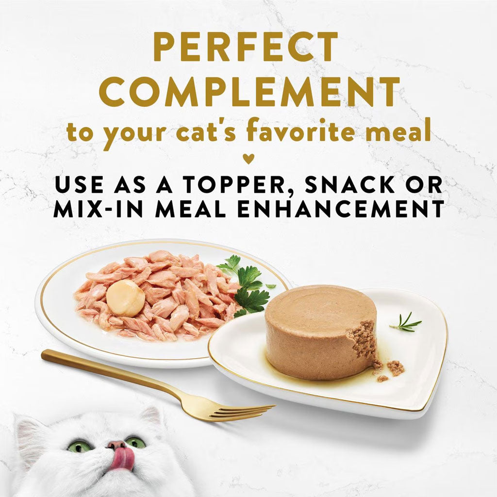 Fancy Feast Appetizers Light Meat Tuna with a Scallop Topper Lickable Cat Treats