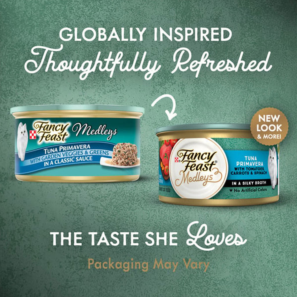 Fancy Feast Medleys Tuna Primavera in Sauce Wet Cat Food