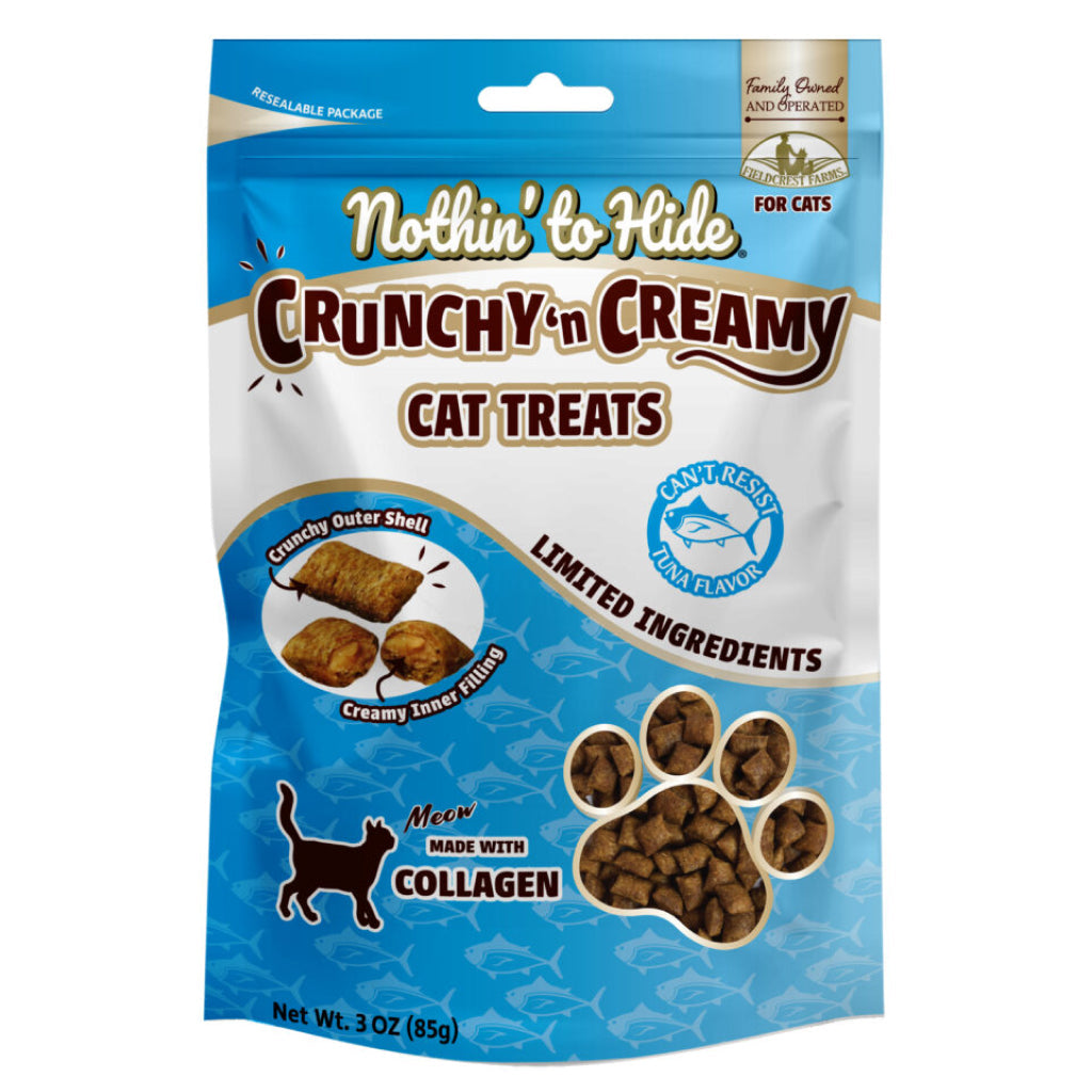 Fieldcrest Farms Nothin' to Hide Collagen Cat Treats -Tuna Flavor
