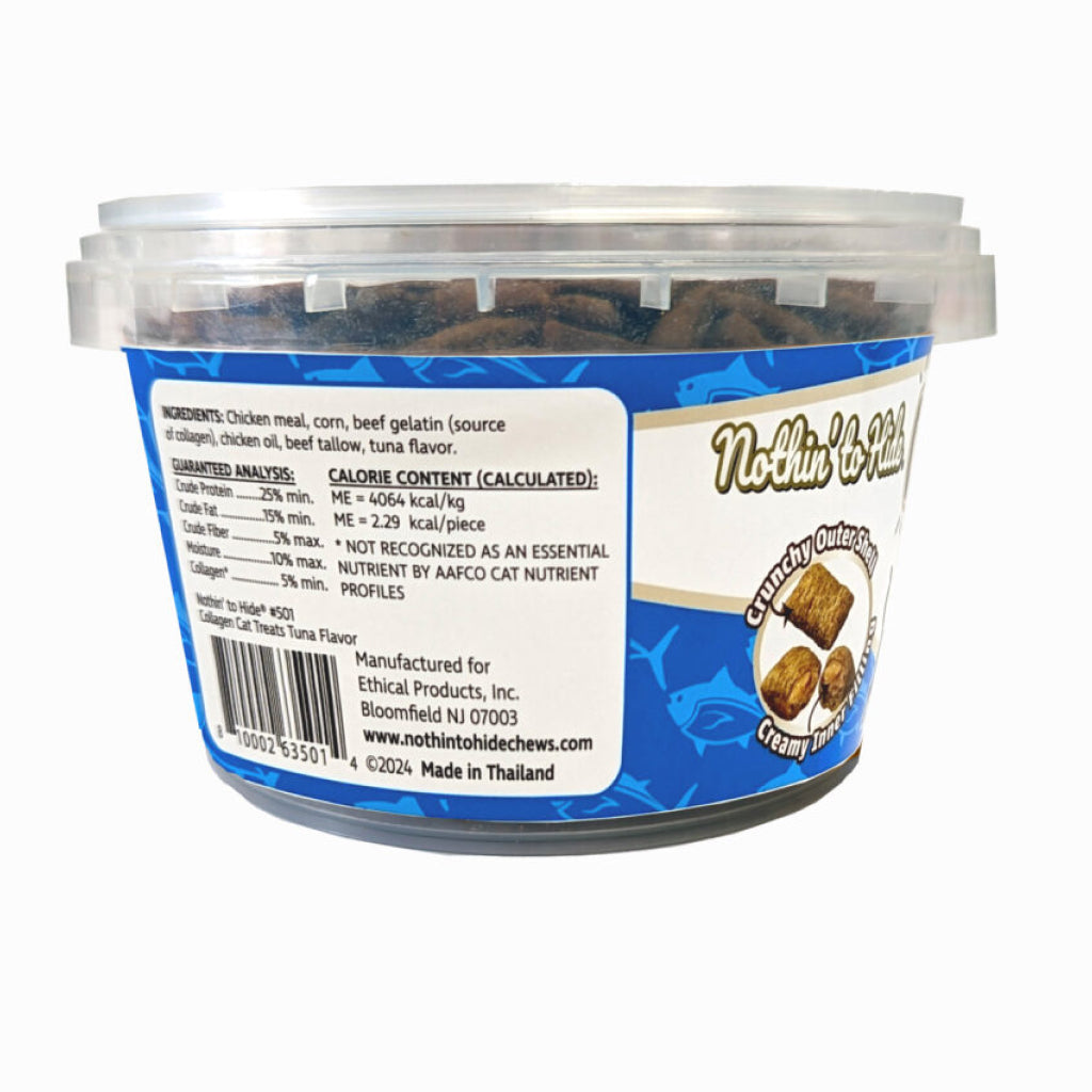 Fieldcrest Farms Nothin' to Hide Collagen Cat Treats -Tuna Flavor