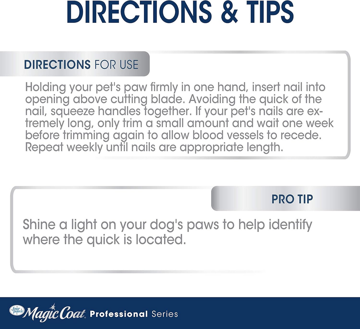 Four Paws Magic Coat Professional Series Small Nail Trimmer for Dogs & Cats - Pet Nail Tools 5