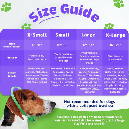 Happy Hoodie Calming Cap For Dogs 2 pack ( 1 large 1 small)