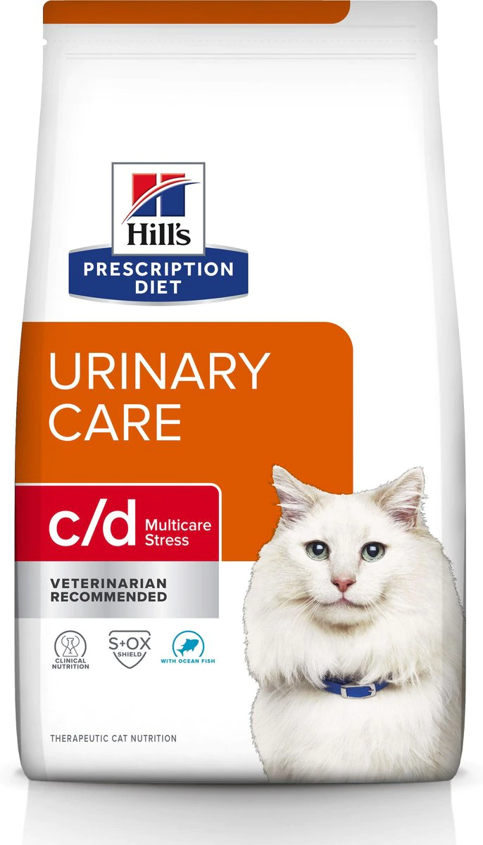 Hill's Prescription Diet c/d Multicare Stress Urinary Care with Ocean Fish Dry Cat food
