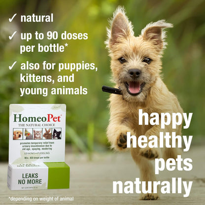 HomeoPet Leaks No More For Pets (15 ml)