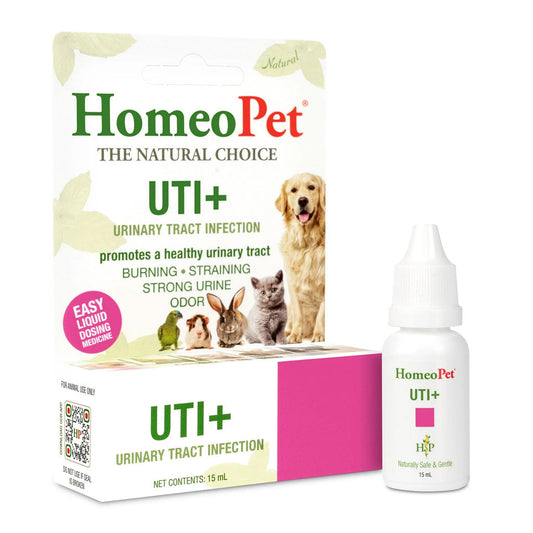 HomeoPet UTI Plus Urinary Tract Infection for Pets, 15-ml