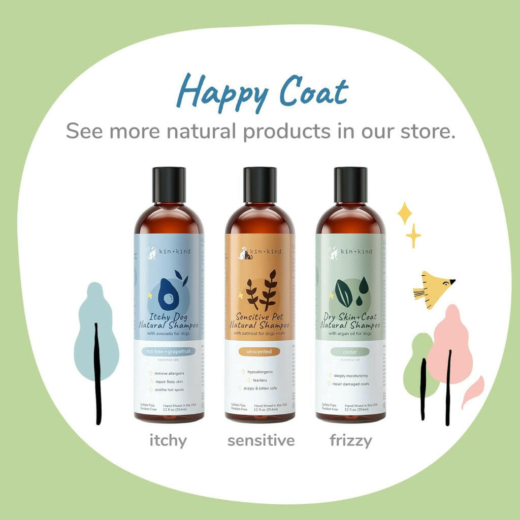 kin+kind Itchy Natural Rosemary & Peppermint Shampoo For Dog (12 oz)