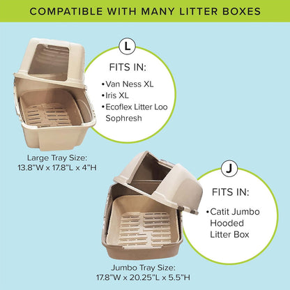 Kitty Sift Disposable Sifting Litter Box, Large