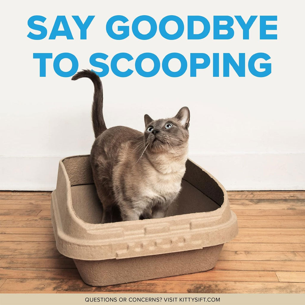Kitty Sift Disposable Sifting Litter Box