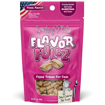 Loving Pets Flavorfullz Filled Tuna Flavor Treats For Cats (3 oz)