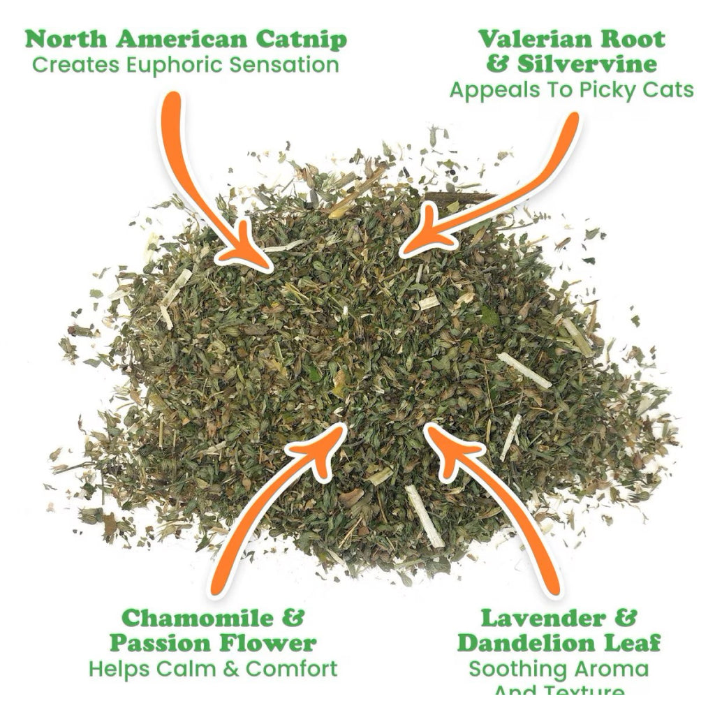 Meowijuana Catnibas Catnip Pawty Mix Premium Blend (2.11 oz)