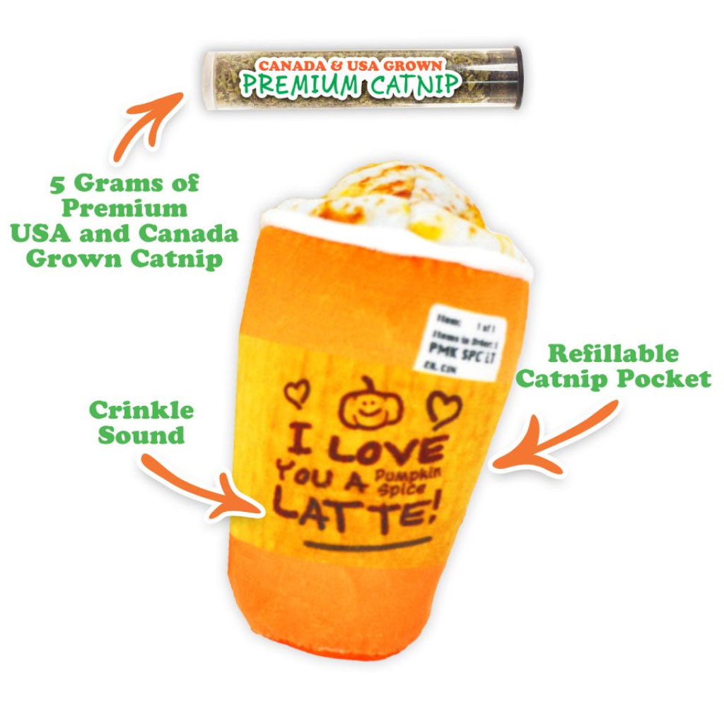 Meowijuana "Get Spooked" - Spiced Latte Fillable Catnip Toy For Cat