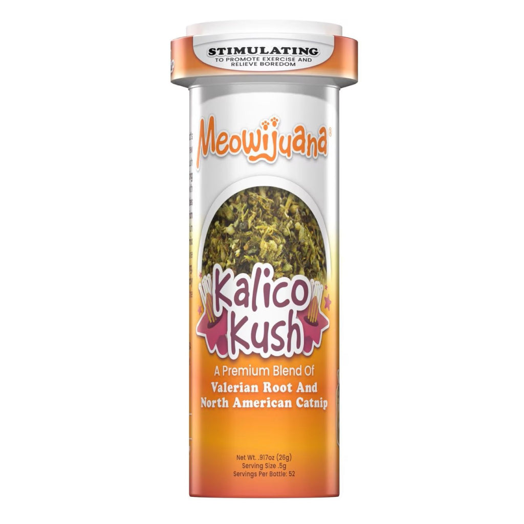 Meowijuana Kalico Kush Catnip & Valerian Root Blend Catnip (0.917 oz)