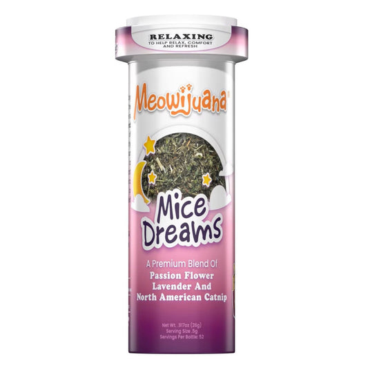 Meowijuana Mice Dreams Passion Flower (Lavender) and Catnip Blend (0.917 oz)