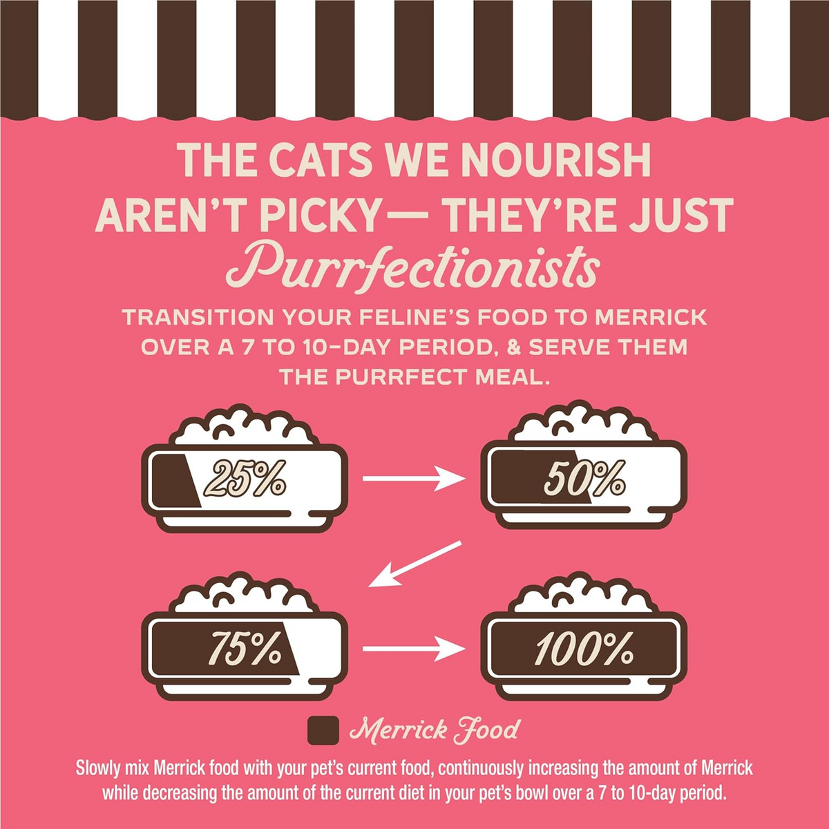 Merrick Purrfect Bistro Grain Free Premium Soft Canned Pate Adult Wet Cat Food High Protein Salmon Recipe 3-oz case