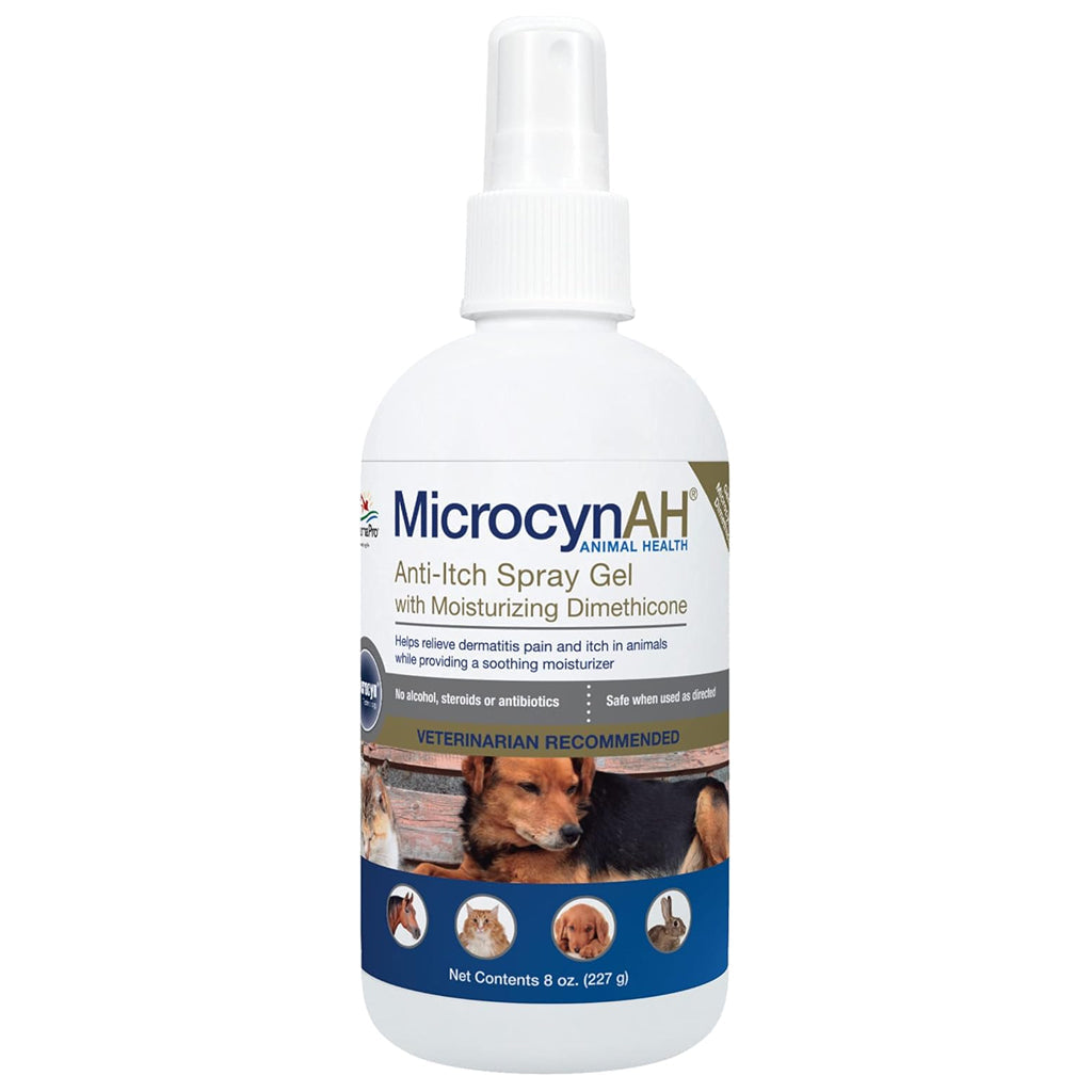 MicrocynAH Anti-Itch Spray Gel For Pets (8 oz)