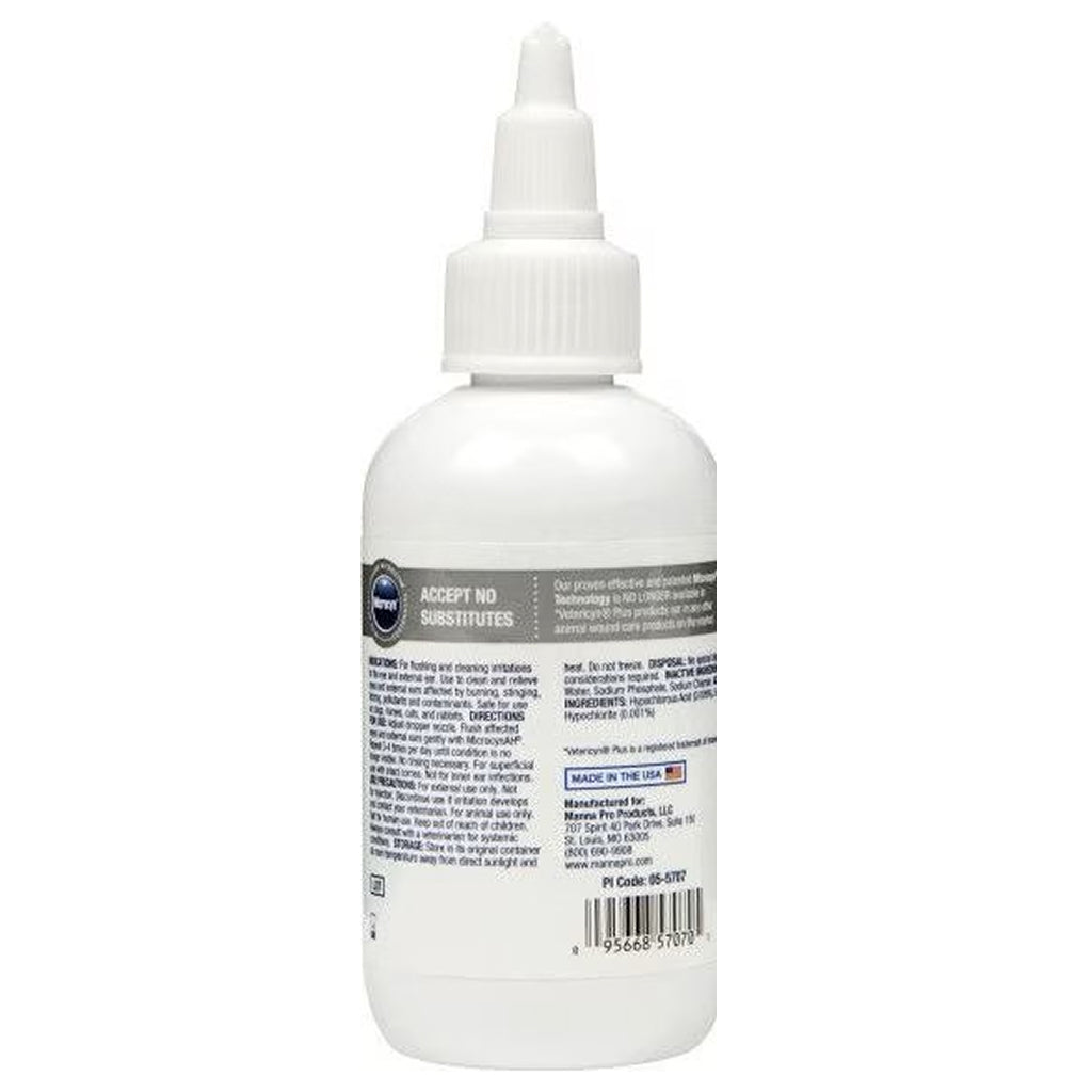 MicrocynAH Ear & Eye Wash For Pets (3 oz)