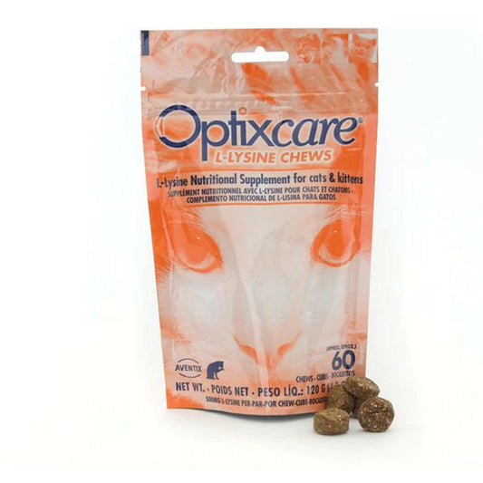 optixcare l lysine chews