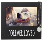 Pearhead Forever Loved Pet Keepsake Picture Frame, Black