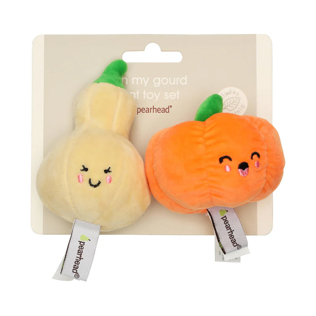 Pearhead Oh My Gourd Toys For Cat (2 pack)