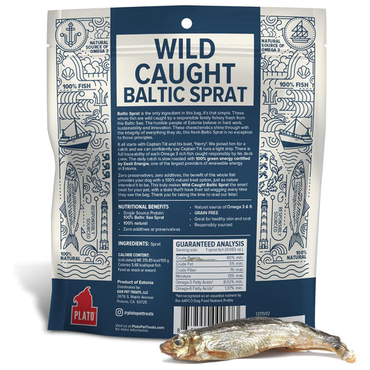 Plato Wild Caught Baltic Spray Treats For Dog (3 oz)
