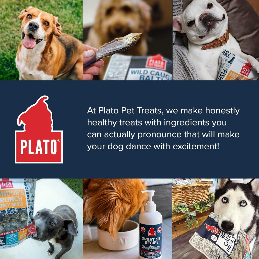 Plato Wild Caught Baltic Spray Treats For Dog (3 oz)