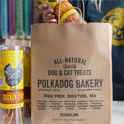 Polkadog Chicken Strips Natural Jerky For Dogs & Cats
