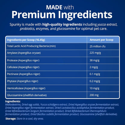 ProThrive Spunky Probiotics (Digestive Enzymes & Joint Support Supplement) for Dogs