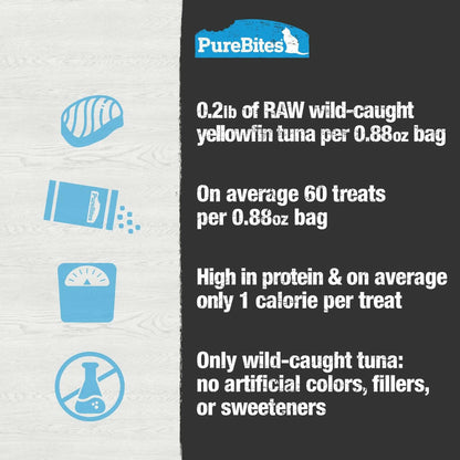 PureBites Tuna Freeze Dried Raw Treats For Cat (.88 oz)