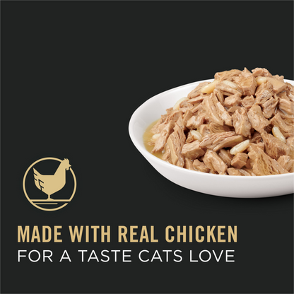 Purina Pro Plan Chicken & Rice Entree In Gravy Canned Cat Food